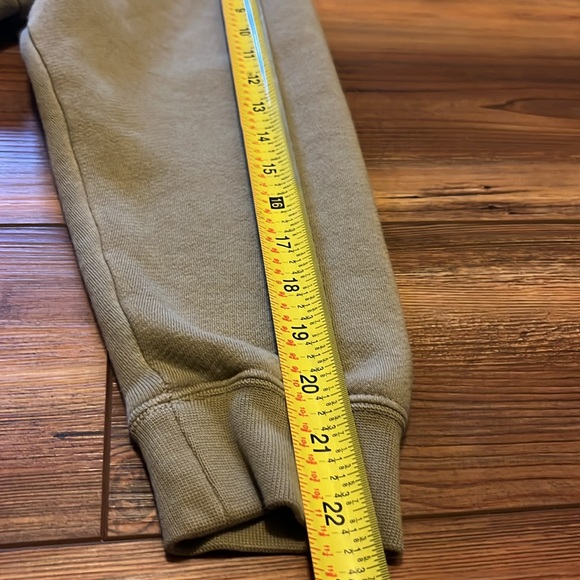 Army green nike sweatshirt w/ Zipper detail M - Picture 10 of 12